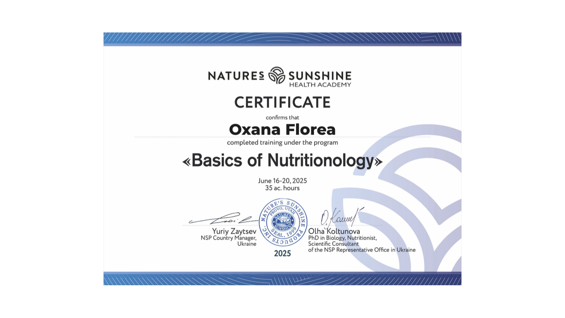 Basics of Nutritionology